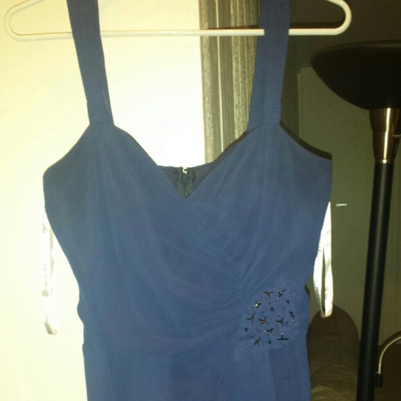 Navy Formal Short Dress