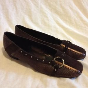 Geox Respira Suede Leather Loafers Size 8.5