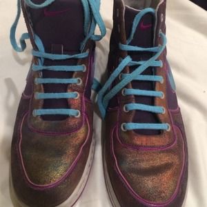 Colorful nike high tops