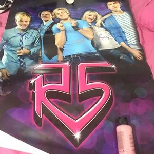 Authentic r5 autograph poster!