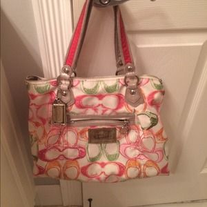 Coach Poppy tote bag