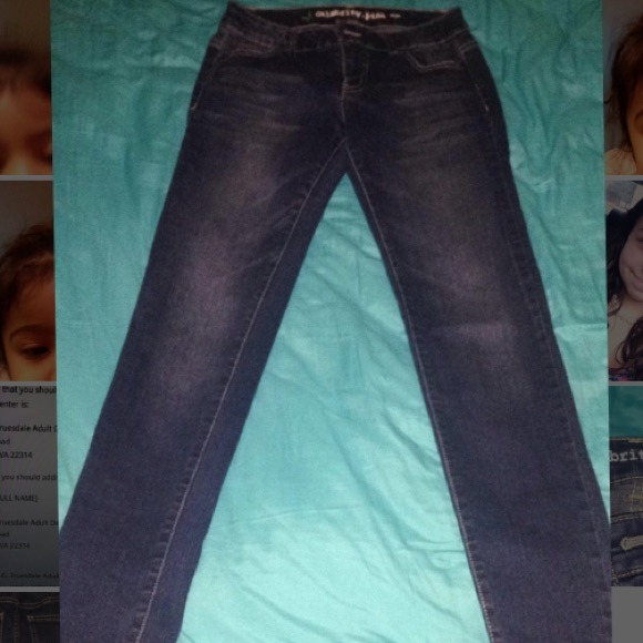 Celebrity pink jeans