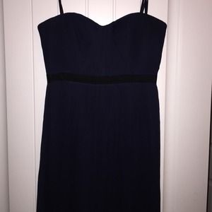 BCBG navy long dress size 8