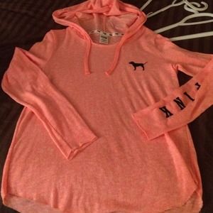 Coral hoodie