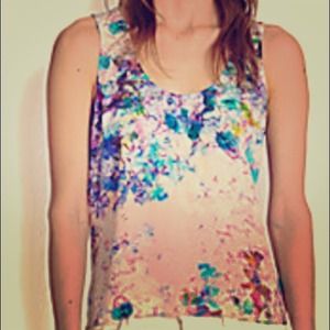 Parker floral tank!
