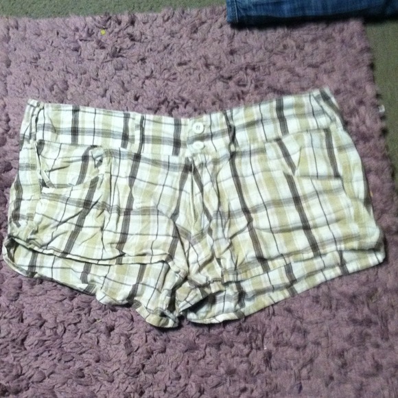 Plaid shorts