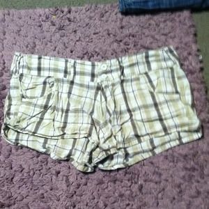 Plaid shorts
