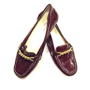 Burgundy flats NWOT