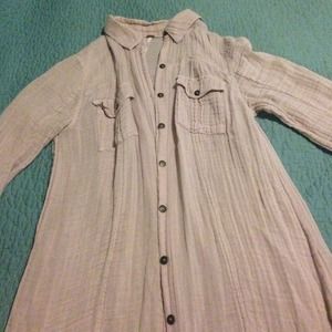 Free people long blouse