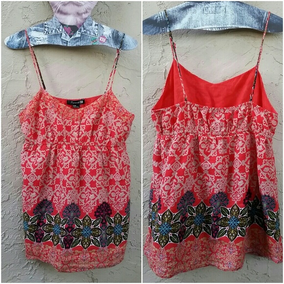 Vibrant aztec tank