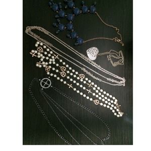 Lot of 5 statement necklaces