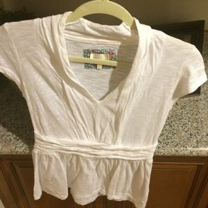 Anthropologie white shirt