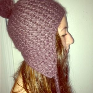 Purple beanie