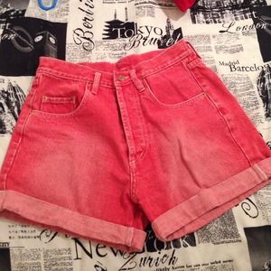 vintage high wasted shorts