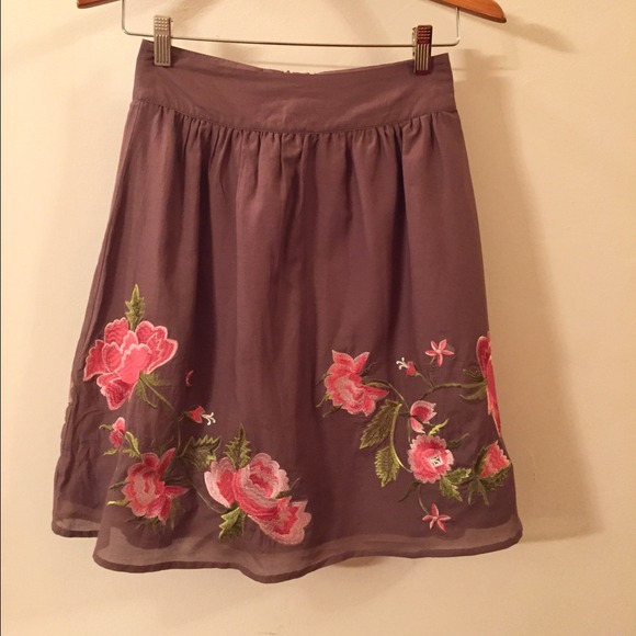 Long Floral Skirt