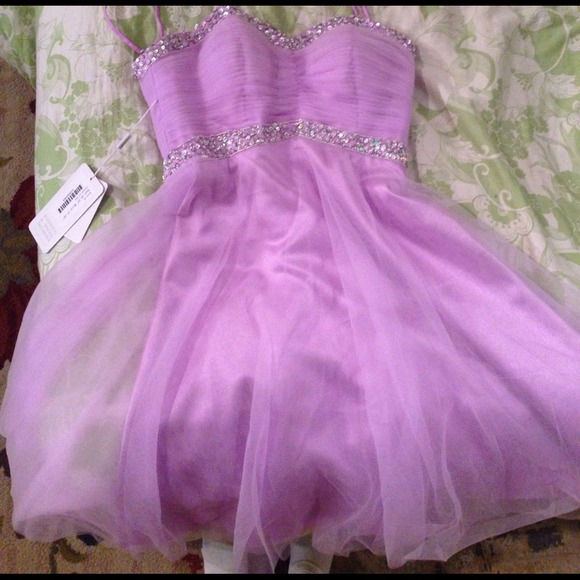 1 JJsHouse Lilac Prom Dresses - Picture 2 of 3