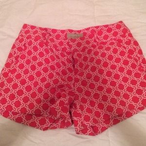 Banana Republic coral printed shorts!