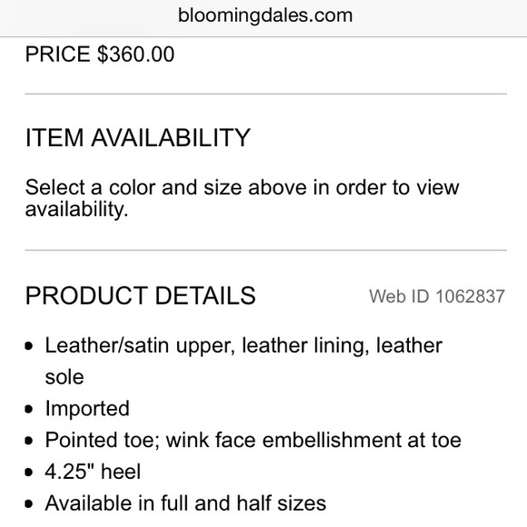 LAST CALL! NEW Alice & Olivia "Wink" pump - Picture 4 of 4