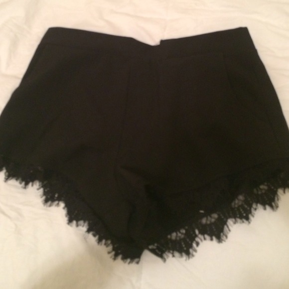 Black high waisted shorts