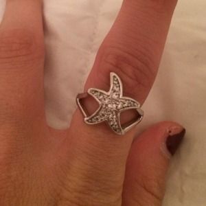 Starfish CZ ring!