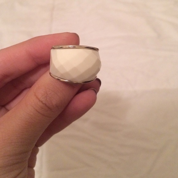 Great white statement ring! - Picture 2 of 2