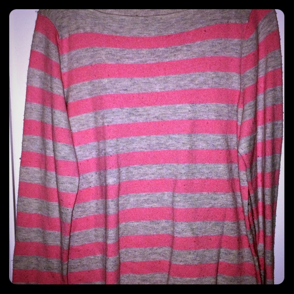 Gap Pink Stripe Sweater