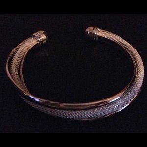 Swirl Silver Bangle