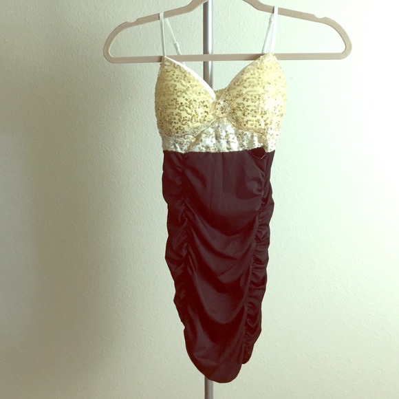 Glitter point sexy dress