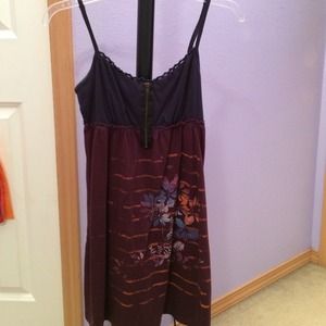 Short Noodle Strapped Dress