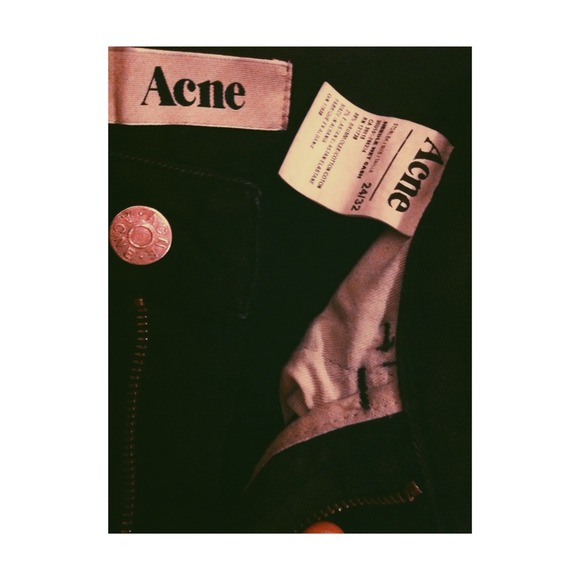 Acne *black denim jeans*