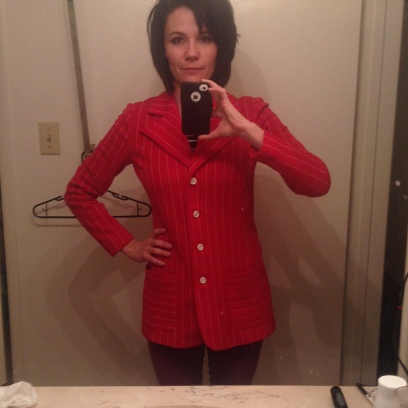 Pinstripe dress coat - Picture 2 of 3