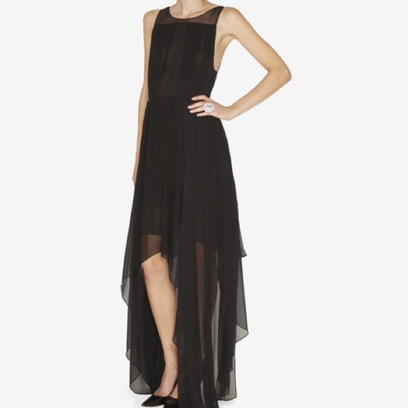 ⛔️SOLD⛔️Theysken's Theory Asymetrical Silk Dress - Picture 3 of 4