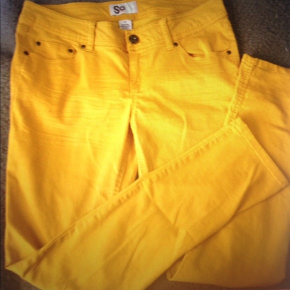 Mustard pants