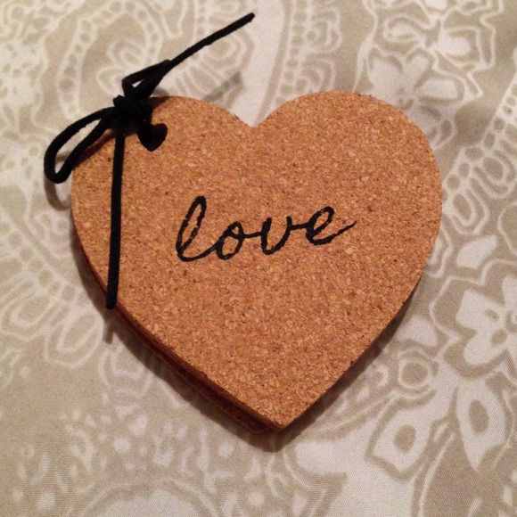 "Love" Coasters - Set of 4