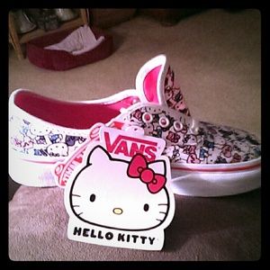 Hello kitty vans (:
