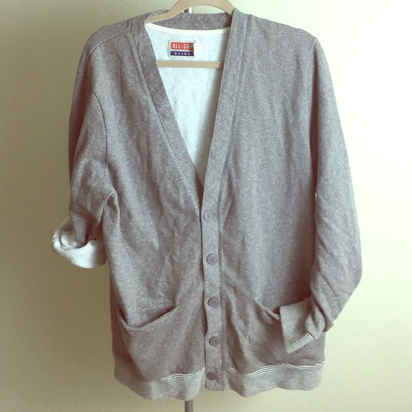 Over size cardigan jacket