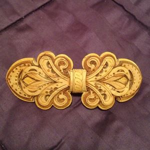 Beautiful wooden handmade hair accessory