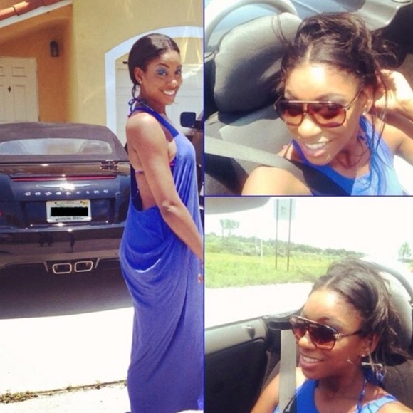 Blue maxi dress
