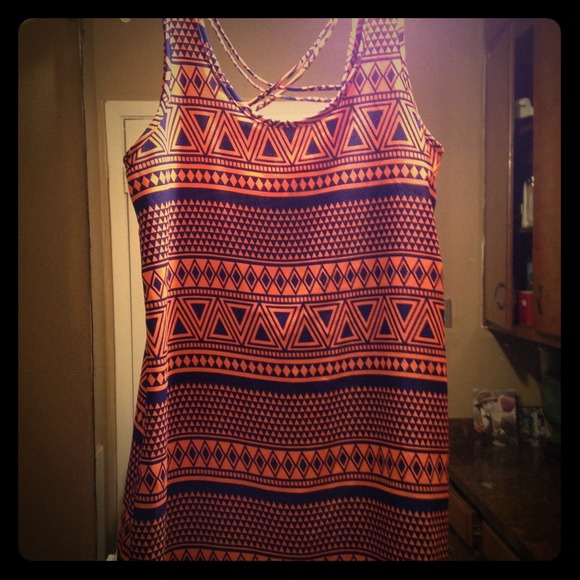 Aztec boutique dress never worn