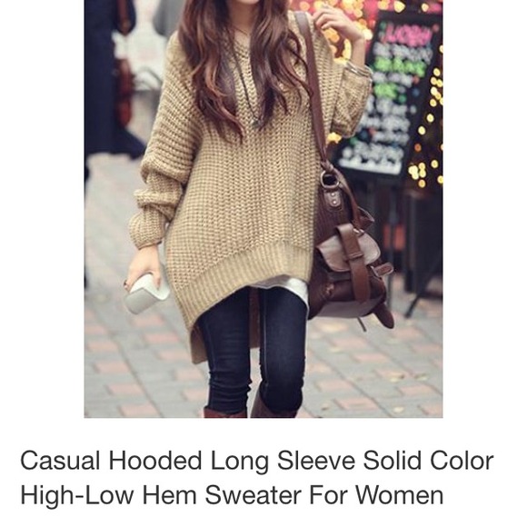 Long sleeve sweater