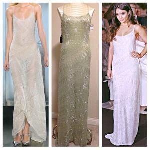 Philosophy beaded slip gown S / 4 in seafoam mint