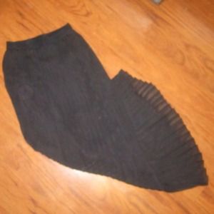Black maxi skirt