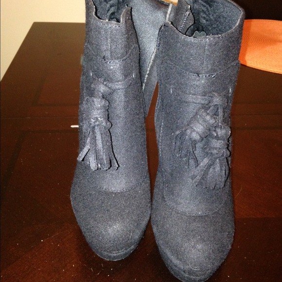 Black Booties - Picture 2 of 3