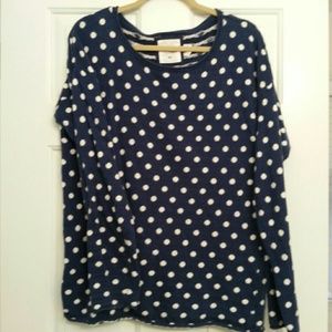 Polka dot sweater