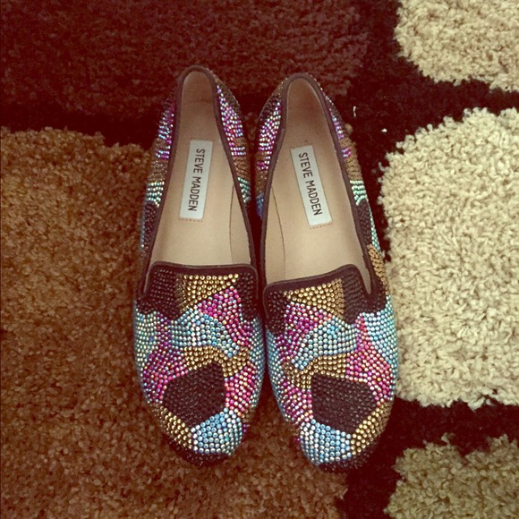 Steve Madden Shoes - 🎉Sale🎉 Steve Madden loafers bling/studded