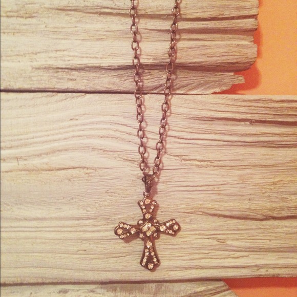 cross charm necklace