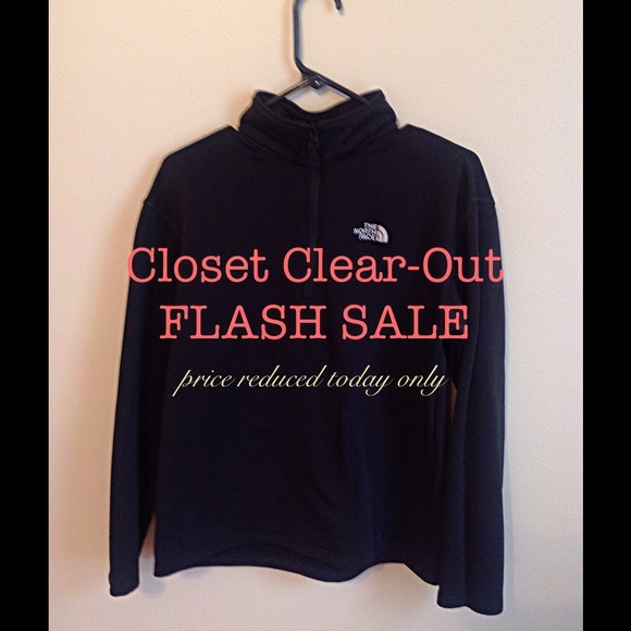 The North Face Other - North Face Quarter Zip Pullover- Black (mens)