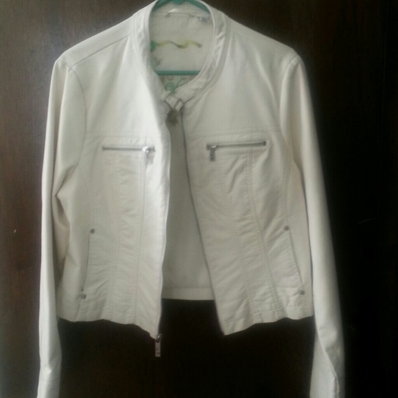 Faux leather jacket