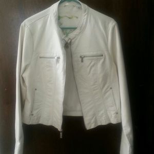 Faux leather jacket