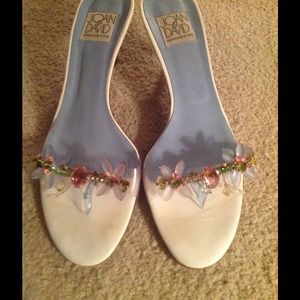 Whimsical bejeweled Joan and David slides